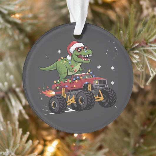 Camion Monstre de Noël Dinosaure T-Rex  (Arbre)