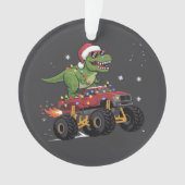 Camion Monstre de Noël Dinosaure T-Rex  (devant)