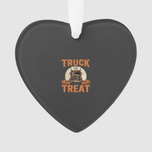 Camion ou Traiter Halloween Conception de semi-rem