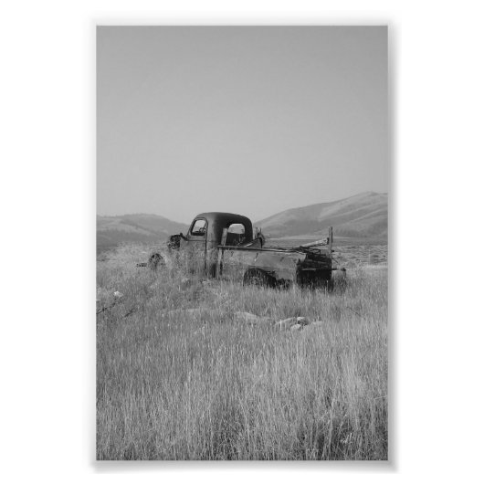 camion photo dans l'herbe (Devant)