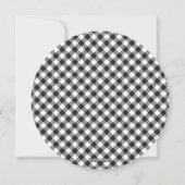 Camion Rouge Buffalo noir Plaid Joyeux Carte de No (Dos)