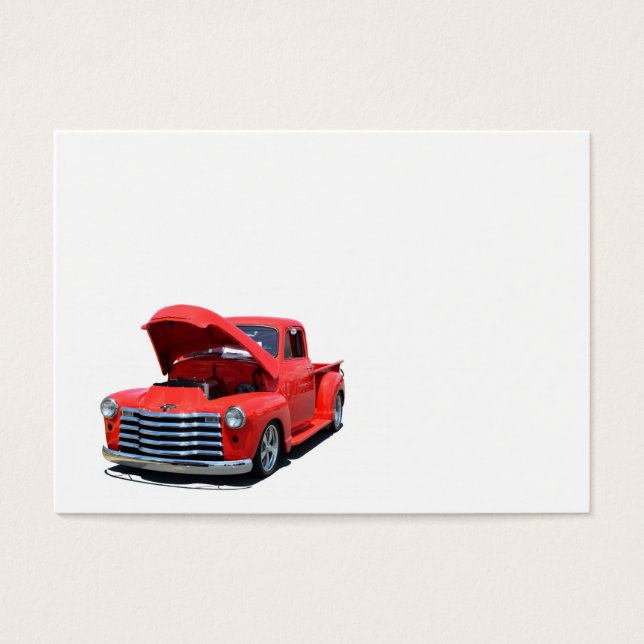 Camion rouge classique Customisé (Devant)