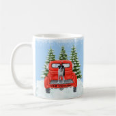Camion rouge et Pal Indigo café Mug (Gauche)