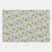 Camion Rouge Joyeux Noël Gris Papier à enveloppeme (Devant 3)