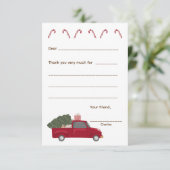 Camion rouge Merci de noter, remplissez la carte b (Debout devant)