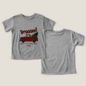 Camion rouge mignon avec arbre de Noël personnalis (Design Recto & Verso)
