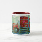 CAMION ROUGE TRUCKERS GROS RIG CAFÉ MUG (Centre)