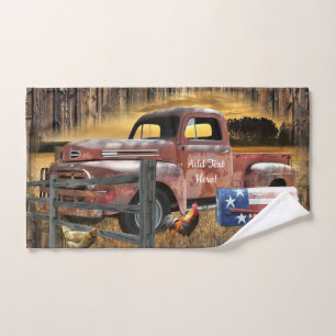 Camion rouge Vintage Camion rouge Camion agricole