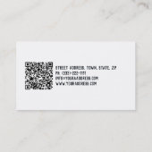 Camion - transport et carte de visite logistique (Dos)