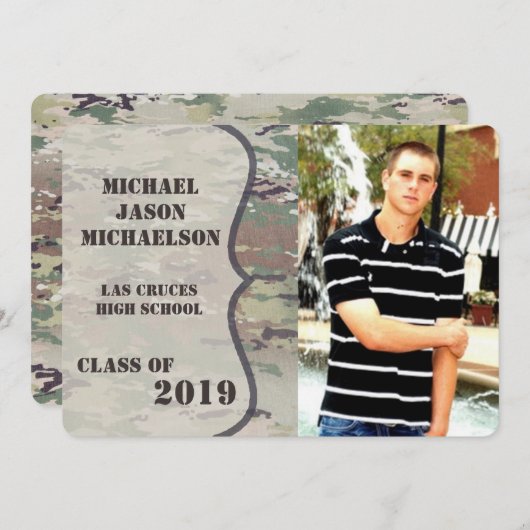 Camion uniforme OCP Camo de l'armée de Faire-part (Devant / Derrière)