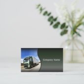 Camion Vert Sur La Carte Routière (Debout devant)