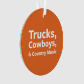 Camions, cowboys et musique country (devant)
