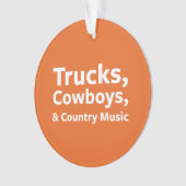 Camions, cowboys et musique country (devant)