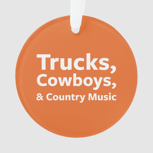 Camions, cowboys et musique country (devant)