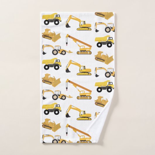 Camions de construction (Serviette à main)