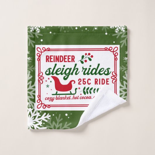 Camions de neige frais de ferme (Gant de toilette)