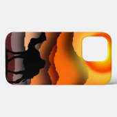 Camions en coque iphone couché de soleil dans le d (Verso (horizontal))