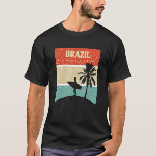 Camisa Brasil Surf Surfing Rio de Janeiro Brazilië T-shirt