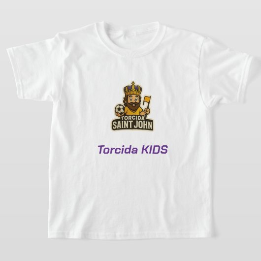 Camisa Infantil Torcida Kids Saint John FC. T-shirt (Laagn)