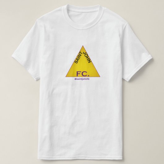 Camisa Lazer Saint John FC. T-shirt (Design voorkant)