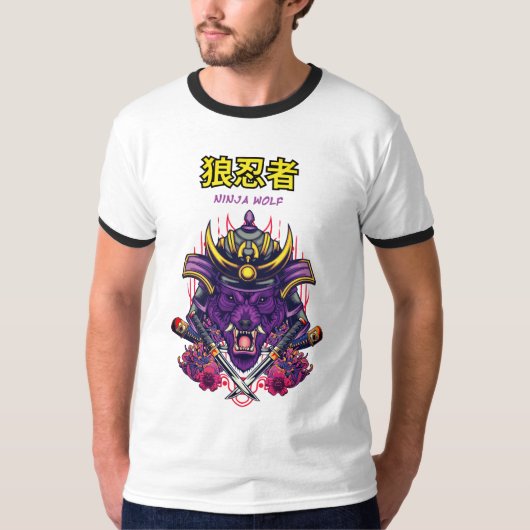 Camisa Ninja Wolf T-shirt (Voorkant)