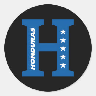 Camisas de Honduras Camisas Catrachas uit Hondura Ronde Sticker