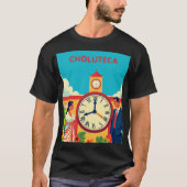 CAMISAS Honduras CHOLUTECA RELOJ Retro poster T-shirt (Voorkant)