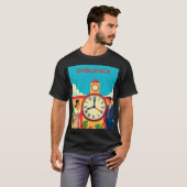 CAMISAS Honduras CHOLUTECA RELOJ Retro poster T-shirt (Voorkant volledig)
