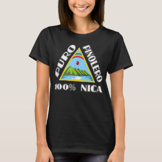 Camisas Nicaragua Design Puro Pinolero Nicaraguan  T-shirt