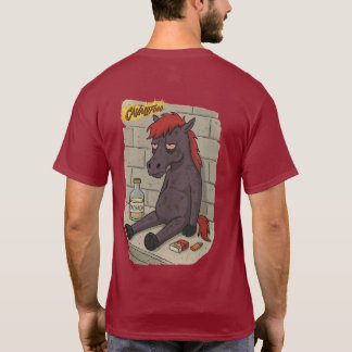 Camiseta Adulto Cavalo de Fogo - Back T-shirt