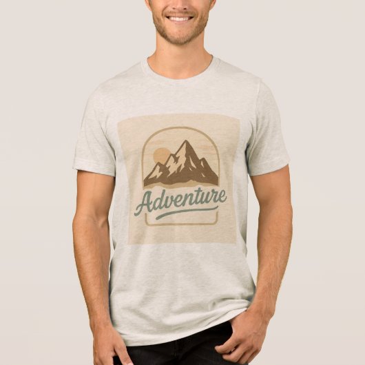 Camiseta Adventure Tri-Blend Shirt (Voorkant)