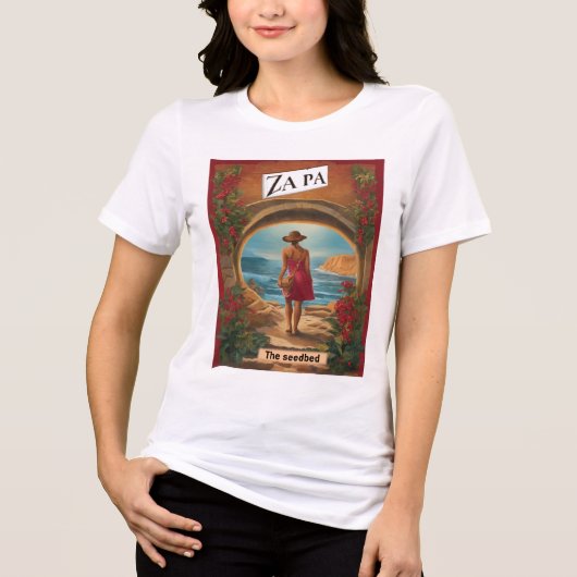 Camiseta art 1 zapa´-The seedbed Tri-Blend Shirt (Voorkant)