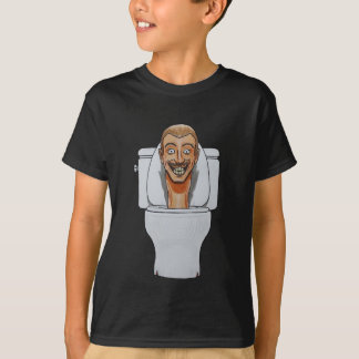 Camiseta básica para niños skibidi toliet t-shirt