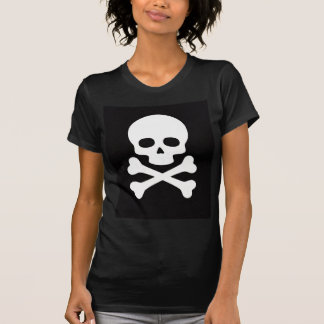 Camiseta Bella+Canvas Caveira e Ossos Minimalista T-shirt