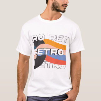 Camiseta Blanca Retro con Diseño Sofisticado T-shirt