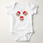 Camiseta body para bebe navidad (Devant)