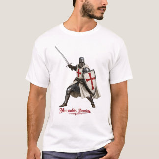 Camiseta caballero templario - Non nobis, Domine T-shirt