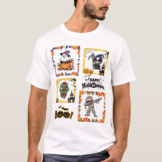 Camiseta Collage de Terror T-shirt (Voorkant)