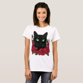 Camiseta com estampa de gato  t-shirt (Voorkant volledig)