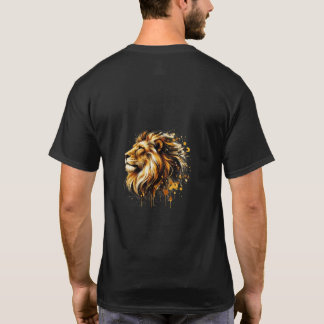 Camiseta con animales efecto pintura  t-shirt