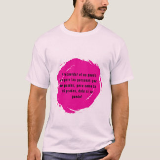 Camiseta con camisa motivadora t-shirt