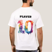 Camiseta con tematica de futbol t-shirt (Achterkant)