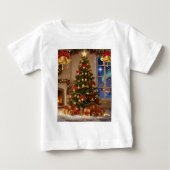 Camiseta de bebe de natal (Voorkant)