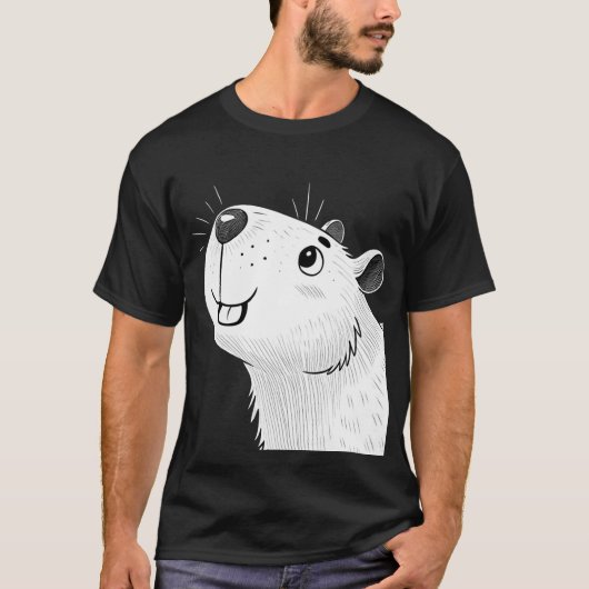 Camiseta de capibara t-shirt (Voorkant)