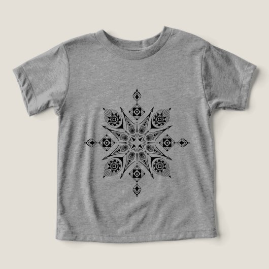 Camiseta de mandala (Design voorkant)