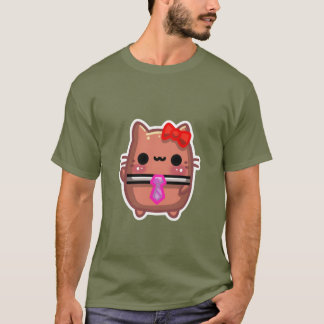 Camiseta gato kawaii t-shirt