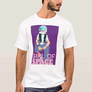 camiseta girl on of space t-shirt