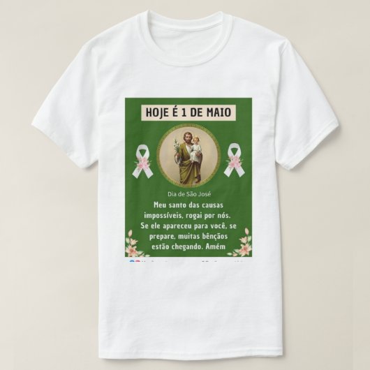 Camiseta gola canoa Masculino simples em algodão T-shirt (Design voorkant)