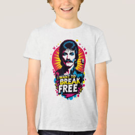 Camiseta I Want to Break Free Tri-Blend Shirt