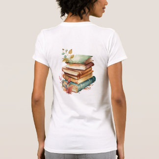 Camiseta livros t-shirt